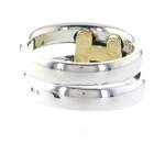Bague d'occasion HERMES Olympe femme argent 925/1000 or jaune 750/1000 - vue 3