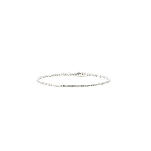 Bracelet d'occasion CRESUS Rivière 1.17 cts femme or blanc 750/1000