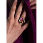 Bague d'occasion DIOR Diorette MM femme or jaune 750/1000 - vue porté 1