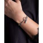 Bracelet d'occasion HERMES Farandole femme argent 925/1000 - vue porté 1
