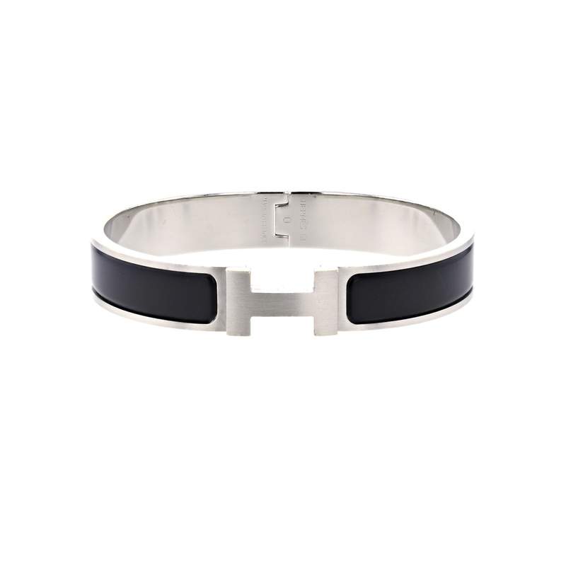 Bracelet d'occasion HERMES Clic H mixte acier - vue 1