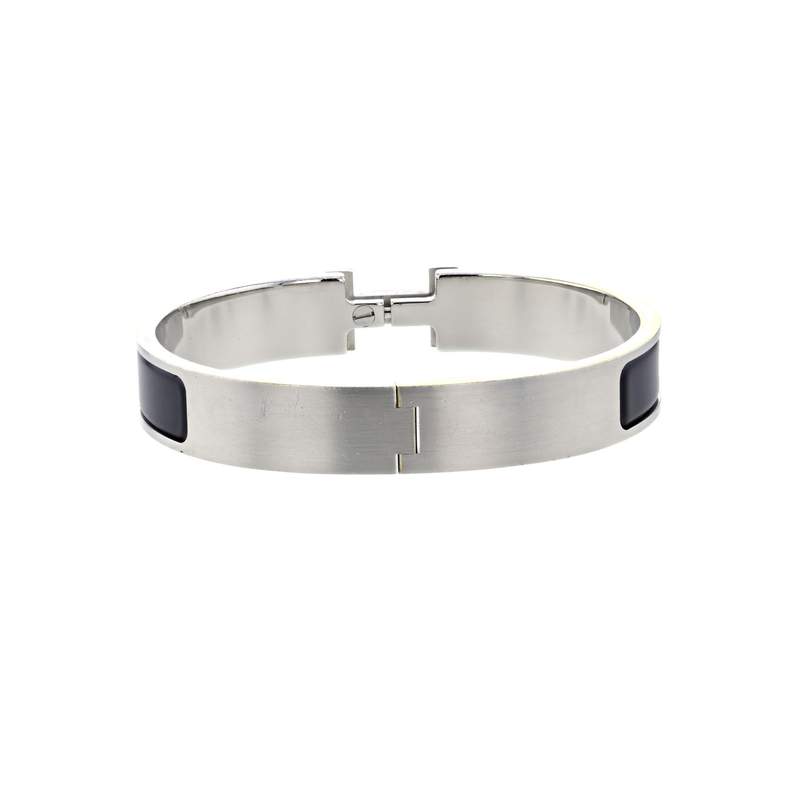 Bracelet d'occasion HERMES Clic H mixte acier - vue 2