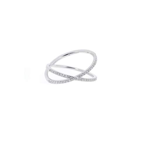 Bague d'occasion MESSIKA Gatsby femme or blanc 750/1000