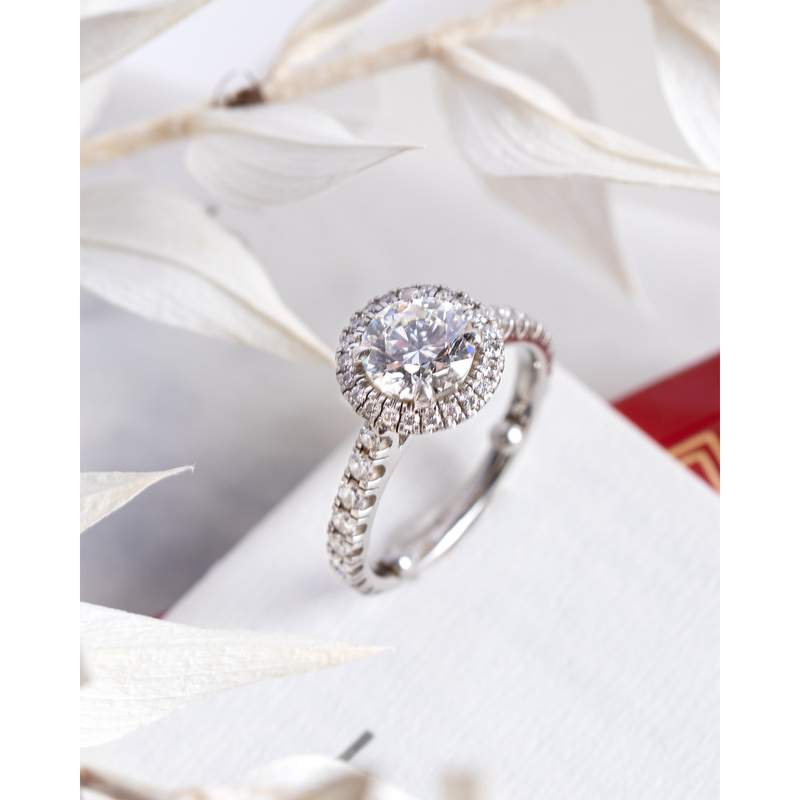 Bague d'occasion CARTIER Destinée Platine femme platine 950/1000 - vue D1