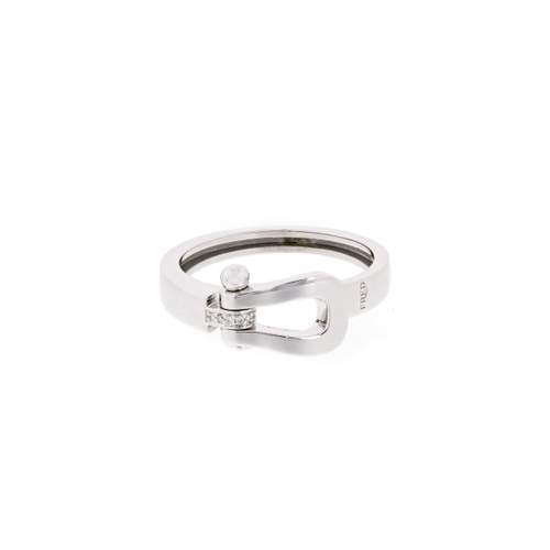 Bague d'occasion FRED Force 10 MM mixte or blanc 750/1000