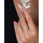 Bague d'occasion FRED Force 10 MM mixte or blanc 750/1000 - vue porté 1