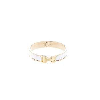 Bracelet d'occasion HERMES Clic H PM mixte plaqué or