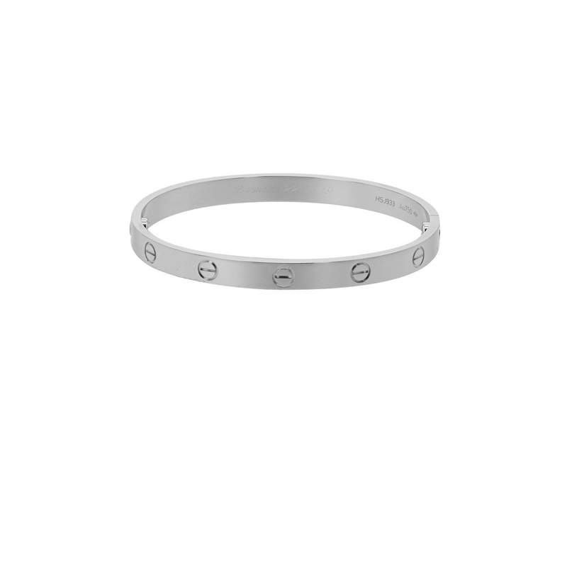 Bracelet d'occasion CARTIER Love mixte or blanc 750/1000 - vue 1