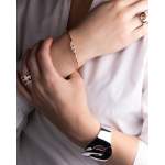 Bague d'occasion BOUCHERON Quatre White Edition femme 3 ors 750/1000 céramique - vue porté 1