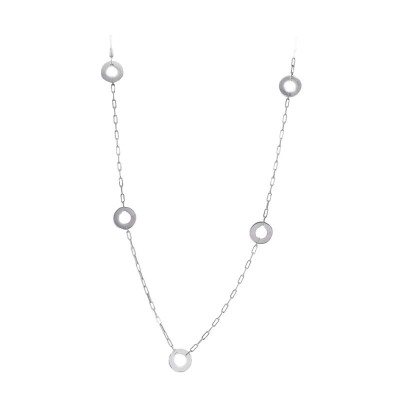 Collier d'occasion DINH VAN Sautoir Cible femme argent 925/1000 - vue 1