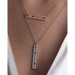 Collier d'occasion DINH VAN Pulse femme or rose 750/1000 - vue porté 2