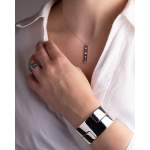 Bracelet d'occasion DINH VAN Manchette Seventies femme argent 925/1000 - vue porté 1