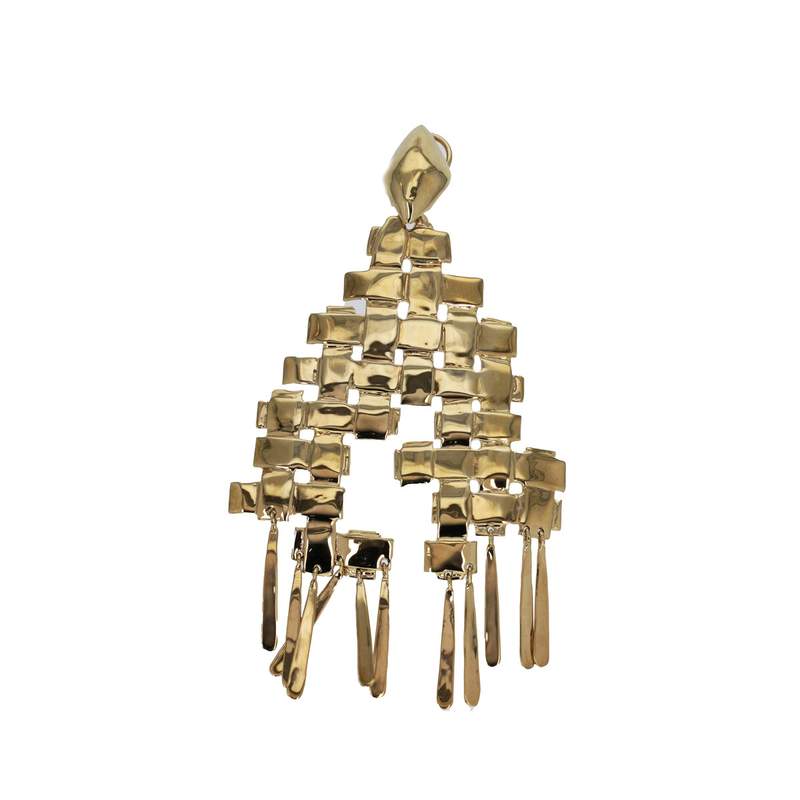 Boucles-oreilles d'occasion AURELIE BIDERMANN Marella plaqué or - vue D1