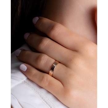 Bague d'occasion CARTIER Alliance Love 1 diamant mixte or rose 750/1000