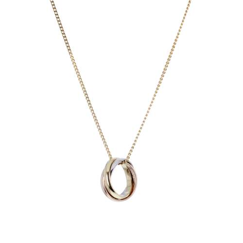 Collier d'occasion CARTIER Trinity femme 3 ors 750/1000