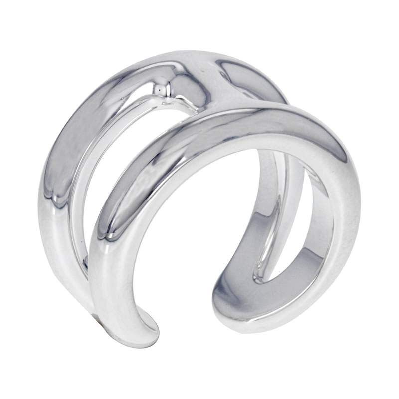 Bague d'occasion HERMES Osmose PM femme argent 925/1000 - vue 2