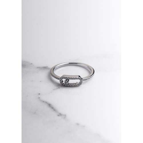 Bague d'occasion MESSIKA Move Uno Pavée femme or blanc 750/1000