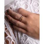 Bague d'occasion CARTIER Juste un clou PM femme or jaune 750/1000 - vue porté 2