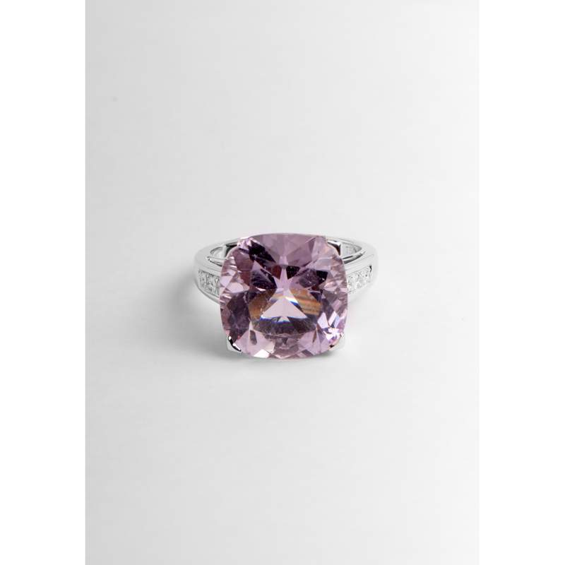 Bague d'occasion MAUBOUSSIN Gueule d'Amour femme or blanc 750/1000 - vue D2