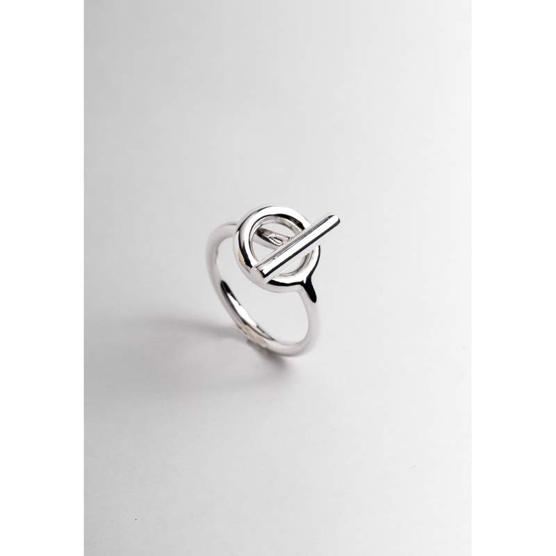 Bague d'occasion HERMES Echappée MM femme argent 925/1000 - vue 1