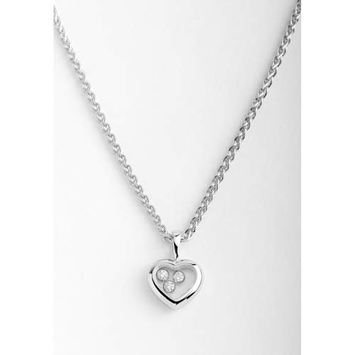 Collier d'occasion CHOPARD Happy Diamonds Icons femme or blanc 750/1000