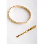 Bracelet d'occasion CARTIER Love 4 Diamants femme or jaune 750/1000 - vue D1