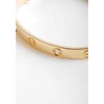 Bracelet d'occasion CARTIER Love 4 Diamants femme or jaune 750/1000 - vue D2