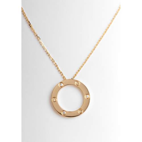 Collier d'occasion CARTIER Love 3 Diamants femme or jaune 750/1000
