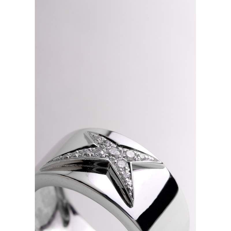 Bague d'occasion MAUBOUSSIN Etoile divine femme or blanc 750/1000 - vue D1