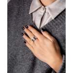 Bague d'occasion MAUBOUSSIN Etoile divine femme or blanc 750/1000 - vue porté 2