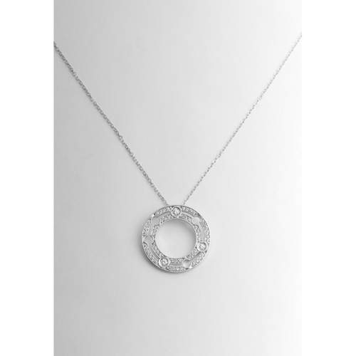 Collier d'occasion DINH VAN Pulse femme or blanc 750/1000