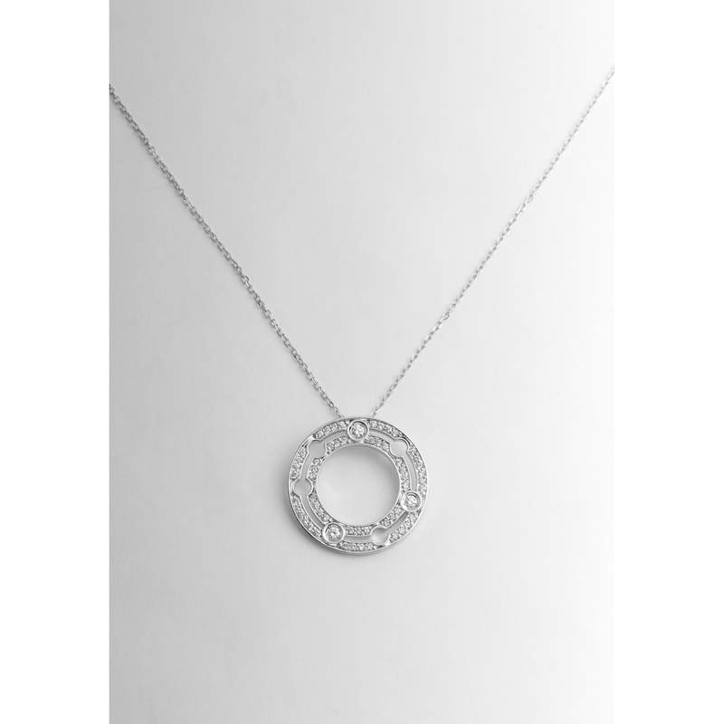 Collier d'occasion DINH VAN Pulse femme or blanc 750/1000 - vue 1