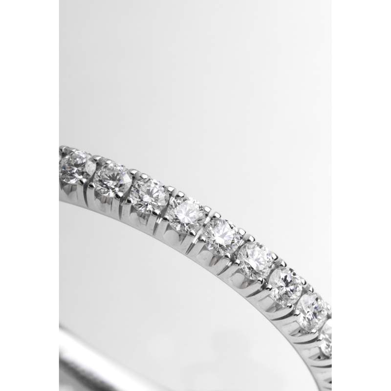 Bague d'occasion CARTIER Alliance femme or blanc 750/1000 - vue D1
