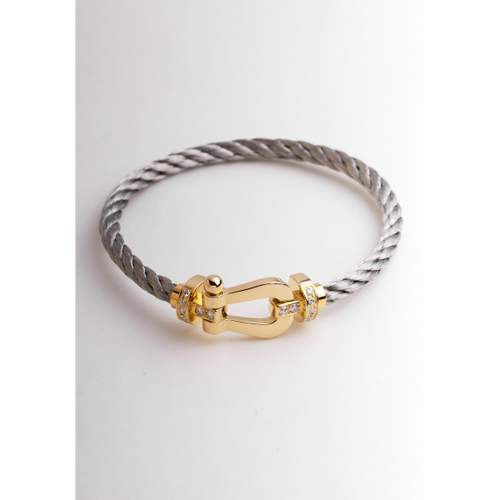 Tweedehands FRED Force 10 GM armband voor dames en heren, 750/1000 geelgoud