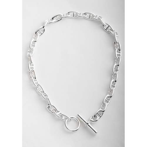 Collier d'occasion HERMES Chaîne d'Ancre MM femme argent 925/1000