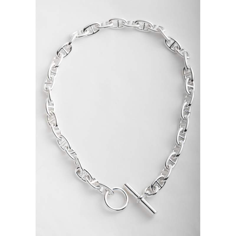 Collier d'occasion HERMES Chaîne d'Ancre MM femme argent 925/1000 - vue 1