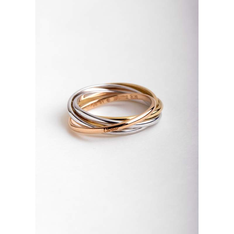 Bague d'occasion CARTIER Trinity 5 anneaux femme 3 ors 750/1000 - vue 1