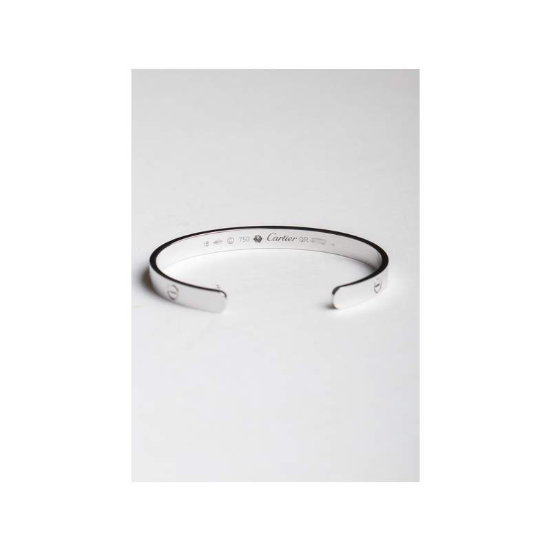 Bracelet d'occasion CARTIER Love Jonc mixte or blanc 750/1000 - vue 3