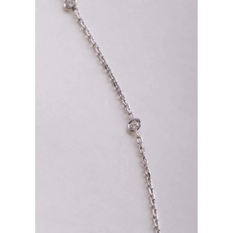Collier d'occasion MESSIKA Gatsby Barrette Horizontale femme or blanc 750/1000 - vue D1