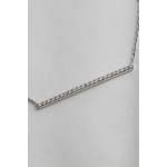 Collier d'occasion MESSIKA Gatsby Barrette Horizontale femme or blanc 750/1000 - vue D2