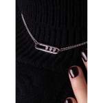 Collier d'occasion MESSIKA Move Classique femme or blanc 750/1000 - vue porté 1