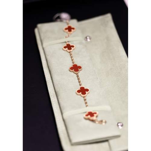 Bracelet d'occasion VAN CLEEF & ARPELS Alhambra mixte or jaune 750/1000 or rose 750/1000