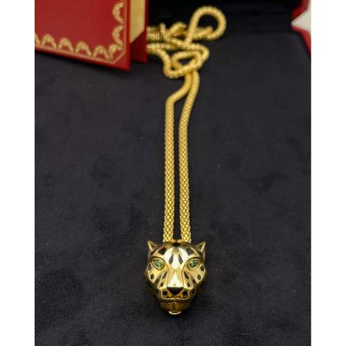 Collier d'occasion CARTIER Panthère femme or jaune 750/1000