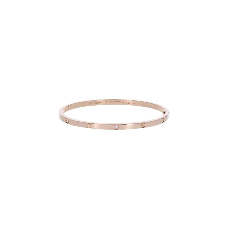 Bracelet d'occasion CARTIER Love Petit Modèle femme or rose 750/1000 - vue 1