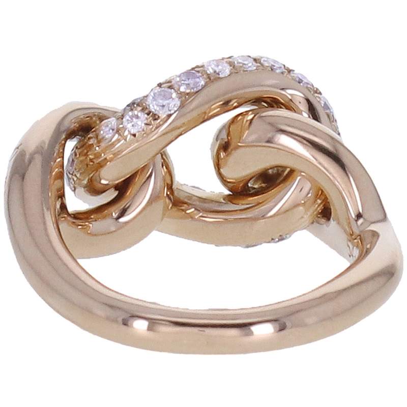 Bague d'occasion POMELLATO Catena femme or rose 750/1000 - vue 3
