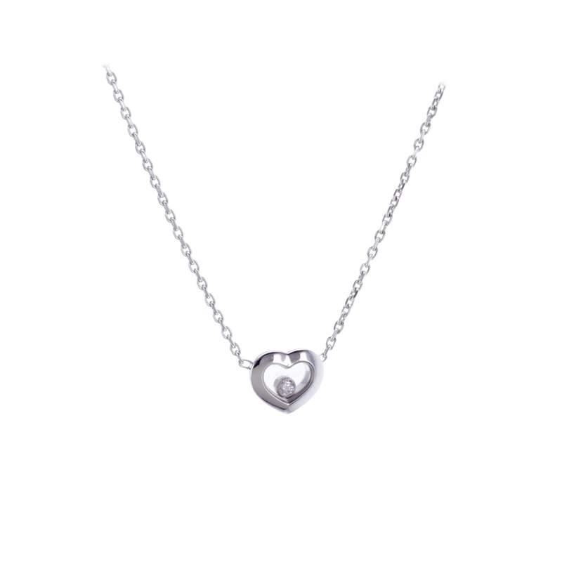 Collier d'occasion CHOPARD Happy Diamonds Icons femme or blanc 750/1000 - vue 1