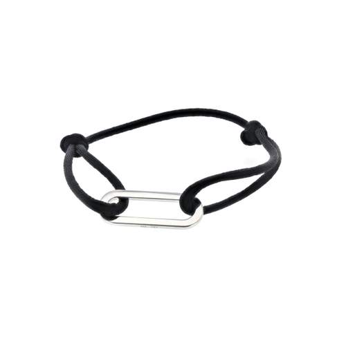 Bracelet d'occasion DINH VAN Maillon L mixte or blanc 750/1000