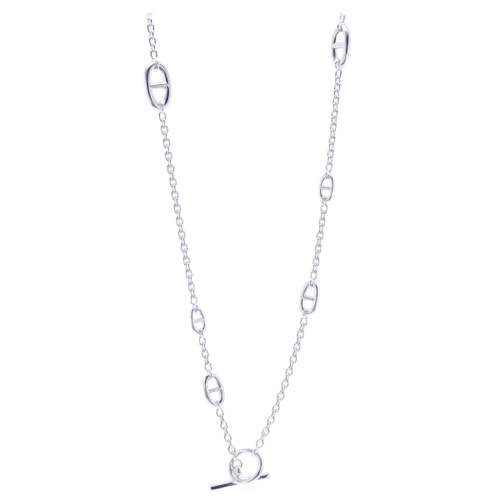 Collier d'occasion HERMES Farandole 80 femme argent 925/1000