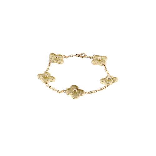 Bracelet d'occasion VAN CLEEF & ARPELS Alhambra femme or jaune 750/1000
