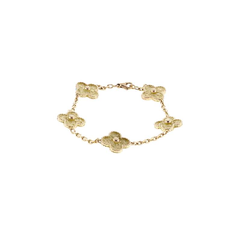 Bracelet d'occasion VAN CLEEF & ARPELS Alhambra femme or jaune 750/1000 - vue 1